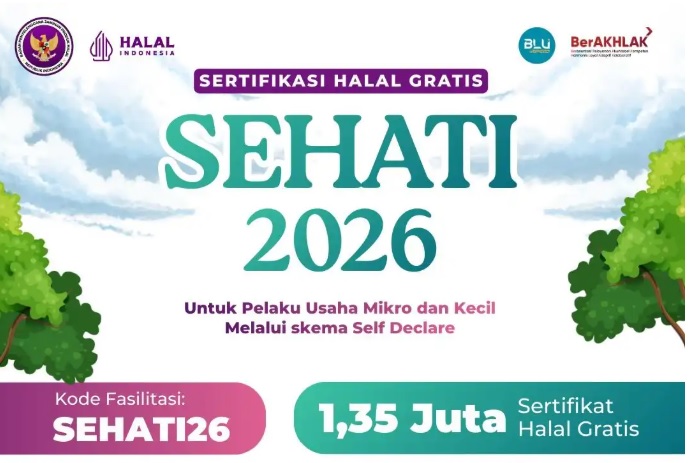 UMK Bisa Dapat Sertifikat Halal Gratis di 2026, Begini Caranya