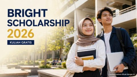 Bright Scholarship 2026 Dibuka: Kuliah Gratis, Uang Saku dan Asrama, Cek Syarat serta Cara Daftar