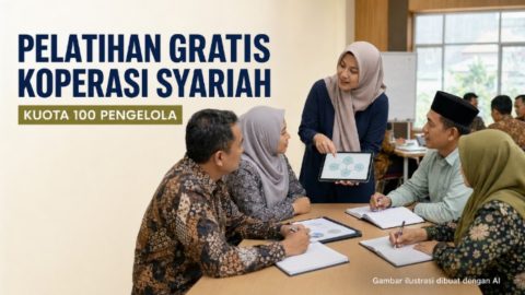 Pelatihan Koperasi Syariah Gratis, Kuota 100 Pengelola di Jabar